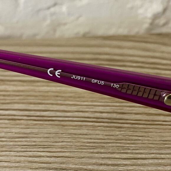 Juicy Couture Petite Metal Eyeglasses Frames Acetate Arms JU911 0FU5 130 Purple - Picture 8 of 14